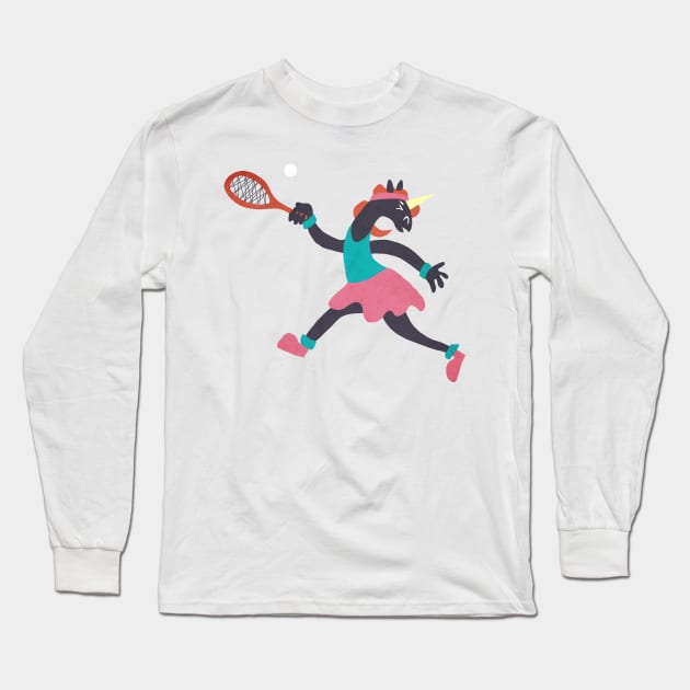 Game Set Unicorn Long Sleeve T-Shirt by Thatssounicorny